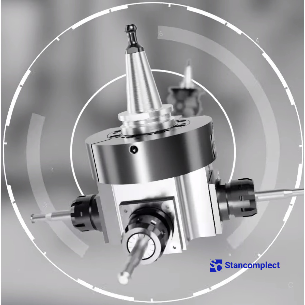 CNC Drilling Center KD-612G with C-Axis and Tool Changer